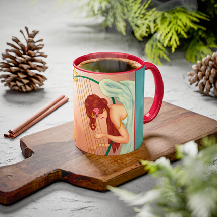 Heavenly Angel Duet Colorful Mugs (11oz, 15oz)