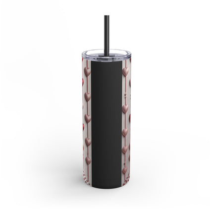 Fashionably Yours, XOXO Skinny Matte Tumbler, 20oz