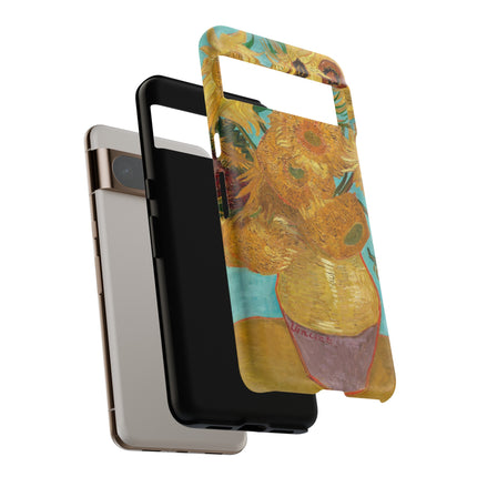 Vase with Twelve Sunflowers by Vincent Van Gogh Phone Cases