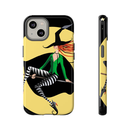 A Witch’s Moonlit Flight Phone Cases