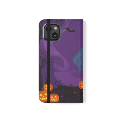 🎭🌹 The Harlequin Rose Masquerade Flip Case – Theatrical Halloween Romance