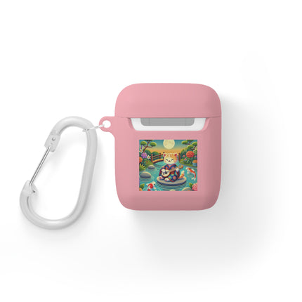 Melodic Kitten by the Koi Pond AirPods and AirPods Pro Case
