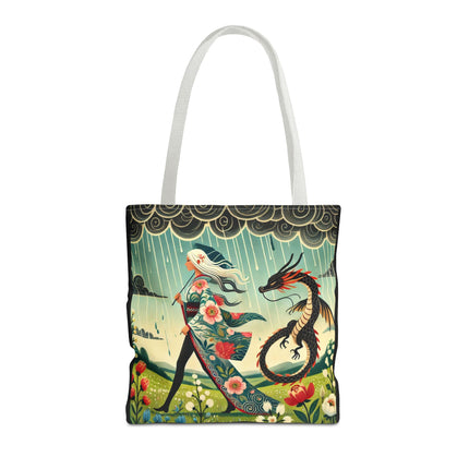 The Dragon Fairy’s Stride Tote Bag – Grace, Strength & Mythic Adventure