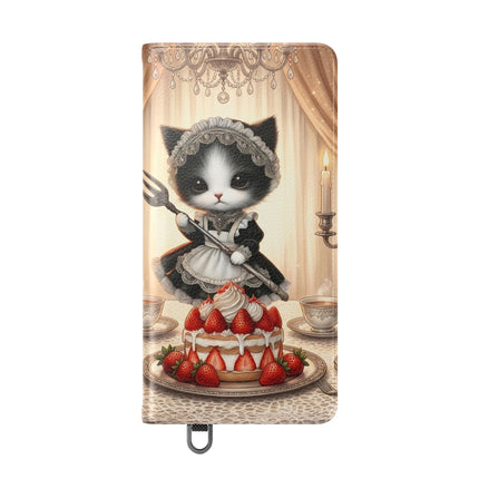 🍓🐱 The Patisserie Kitten Flip Case – Sweet Charm & Storybook Delight