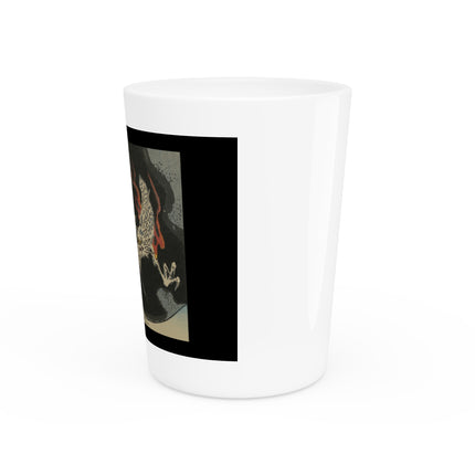Picture Album Featuring a Dragon by Utagawa Hiroshige Ceramic Shot Glass
