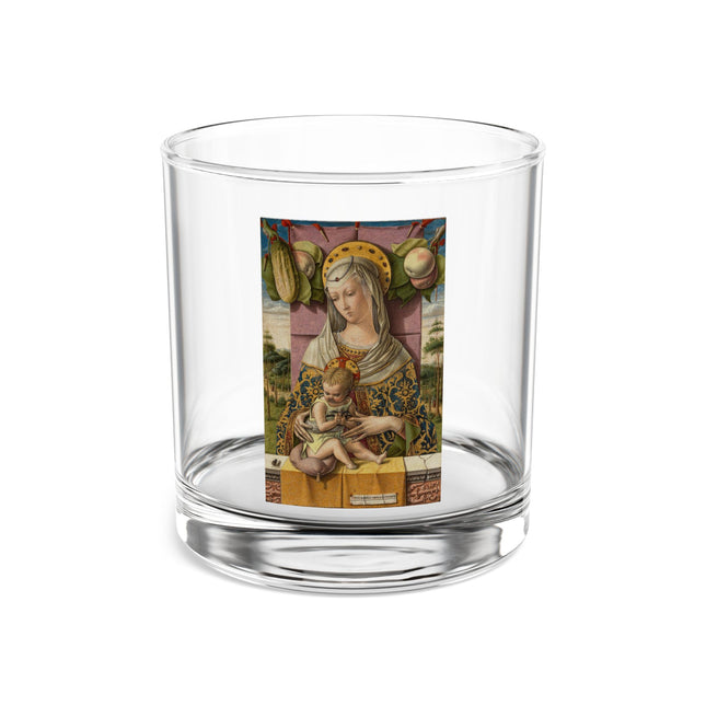 Madonna and Child by Carlo Crivelli Rocks Glass, 10oz