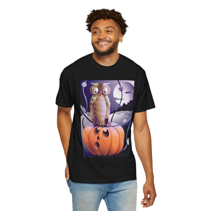 The Startled Pumpkin Unisex Garment-Dyed T-shirt