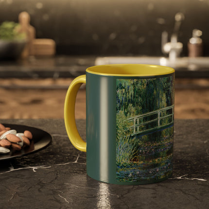 Water Lilies and Japanese Bridge by Claude Monet Colorful Mugs (11oz, 15oz)