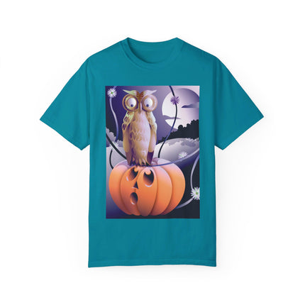 The Startled Pumpkin Unisex Garment-Dyed T-shirt