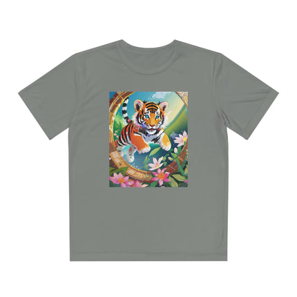 Majestic Tiger Cub Youth Competitor Tee – Courage, Adventure & Fiery Spirit