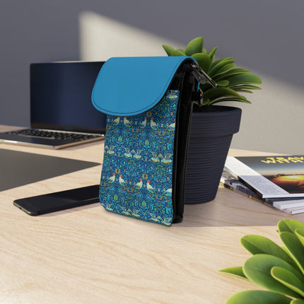 Birds by William Morris Small Cell Phone Wallet