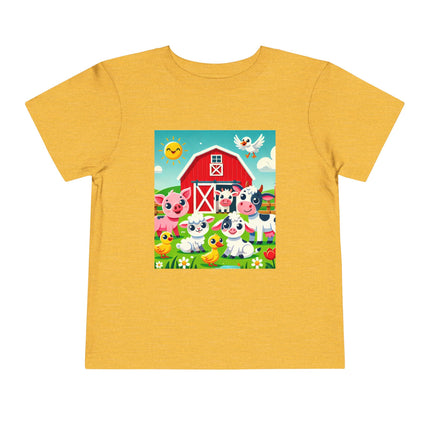 Happy Barnyard Morning Toddler Short Sleeve Tee