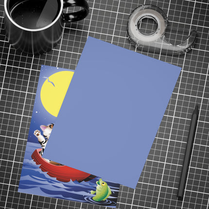 Embarking on a Moonlit Journey Postcards (envelopes included) - Bundles of 10, 30, 50 Pieces