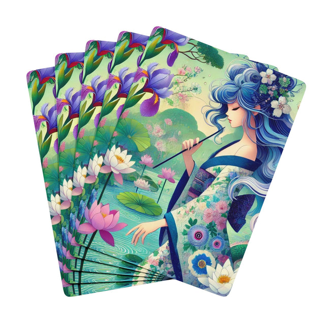 Fairy of the Koi Pond Playing Cards