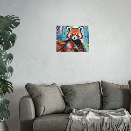Cybernetic Red Panda Fine Art Posters