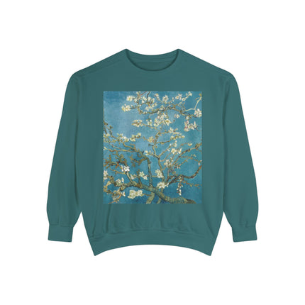 Almond Blossom by Vincent van Gogh Unisex Garment-Dyed Sweatshirt