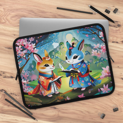 Fairy Animals Writing Wishes Laptop Sleeve