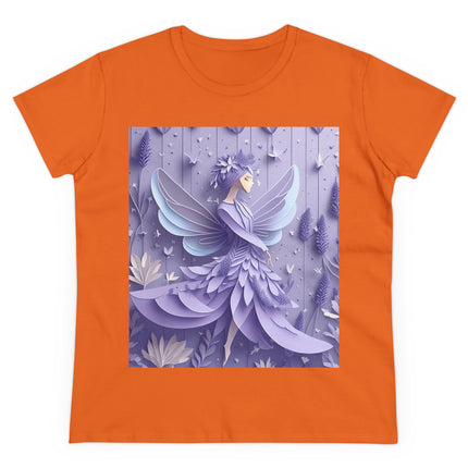 Lavender Fairy Women's Midweight Cotton Tee