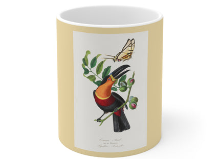Channel Billed Toucan by Paul Gervais Ceramic Mug 11oz