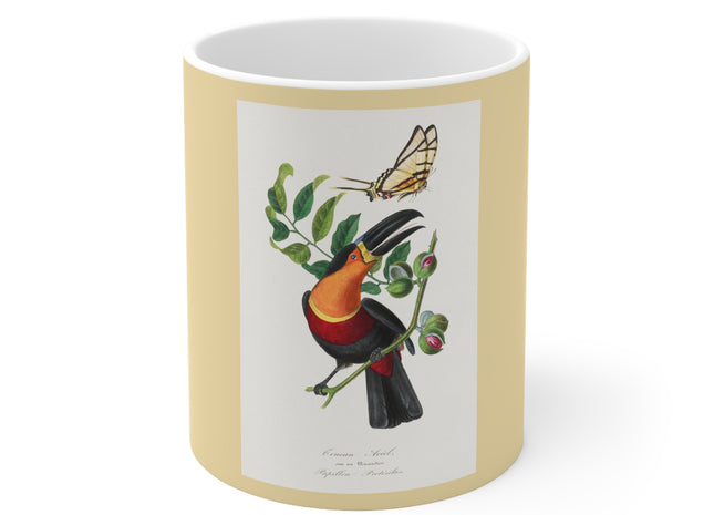 Channel Billed Toucan by Paul Gervais Ceramic Mug 11oz