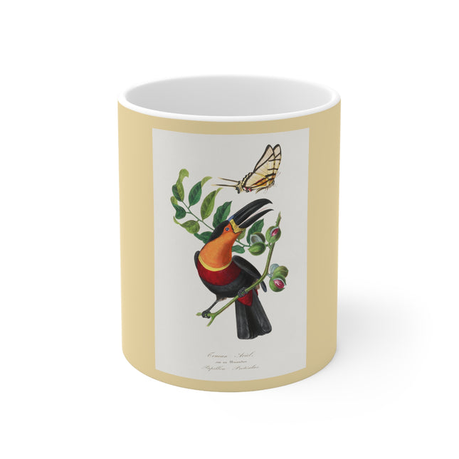 Channel Billed Toucan by Paul Gervais Ceramic Mug 11oz