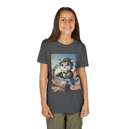 Snow Leopard Lookout Youth Short Sleeve Tee