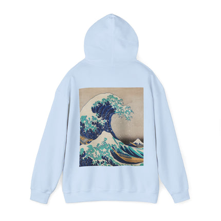 The Great Wave off Kanagawa by Katsushika Hokusai Heavy Blend™ Hooded Sweatshirt