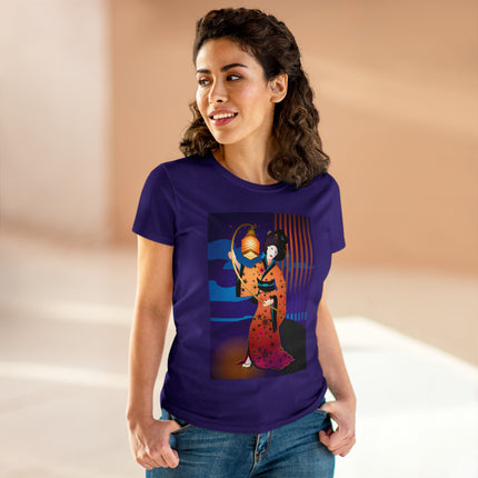 The Enchanting Geisha Women's Midweight Cotton Tee