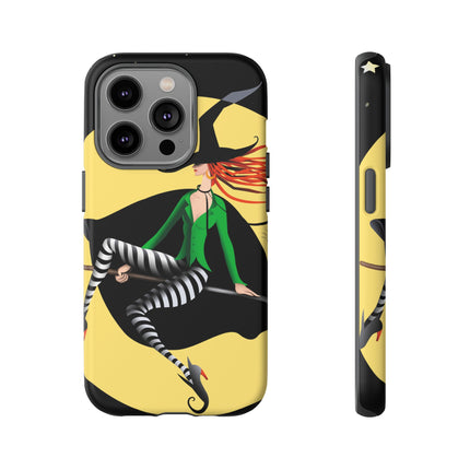 A Witch’s Moonlit Flight Phone Cases