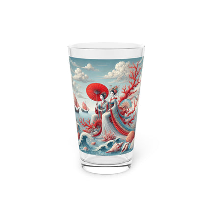 Ladies by the Quiet Sea Pint Glass, 16oz