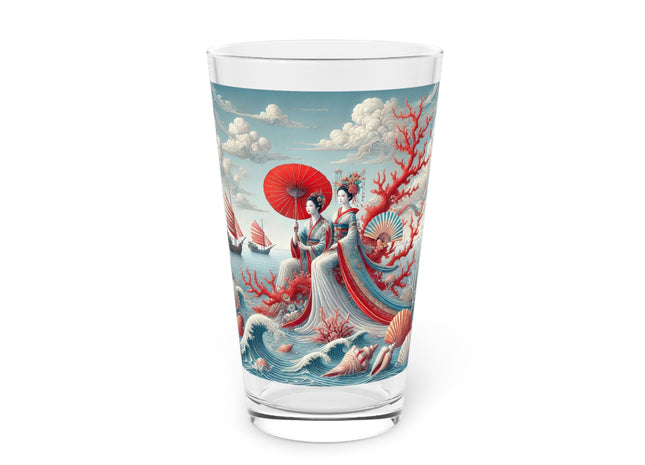Ladies by the Quiet Sea Pint Glass, 16oz