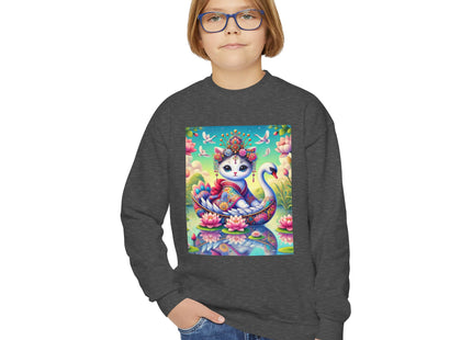 Geisha Kitten’s River Voyage Youth Crewneck Sweatshirt