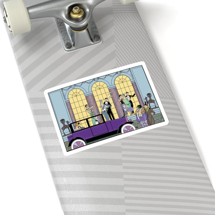 Au Revoir by George Barbier Kiss-Cut Stickers (4 Sizes)