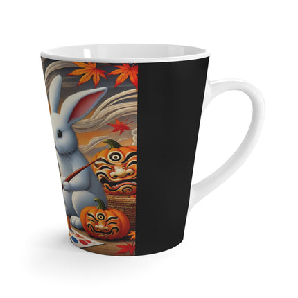 Halloween Rabbit’s Kabuki Jack-o’-Lanterns Latte Mug