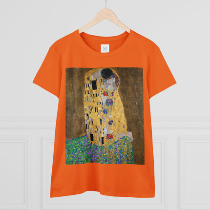 The Kiss by Gustav Klimt Women's Midweight Cotton Tee