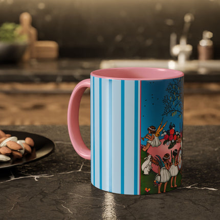 Enchanted Easter Gathering Colorful Mugs (11oz, 15oz)
