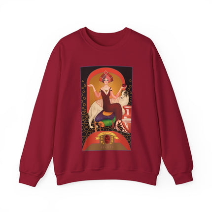 January & Garnet (from the Gem Series) by Sofia Chiostri Heavy Blend™ Crewneck Sweatshirt