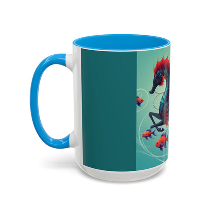 Mermaid & Sea Dragon Mug – Ocean Guardian & Mythic Beauty