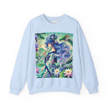 Fairy of the Koi Pond Heavy Blend™ Crewneck Sweatshirt