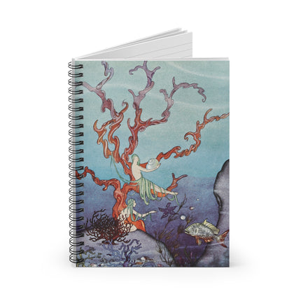 Beautiful Shells by Virginia Frances Sterrett Spiral Notebook - Ruled Line