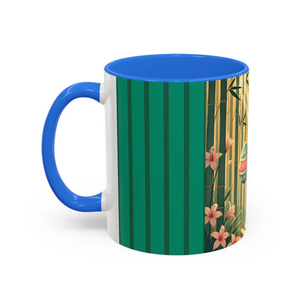 Geisha Kitten’s Easter Stroll Colorful Mugs (11oz, 15oz)