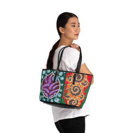 Floral Design by Emile-Alain Séguy PU Leather Shoulder Bag