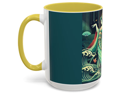 Mermaid Queen Rising from the Deep Colorful Mugs (11oz, 15oz)