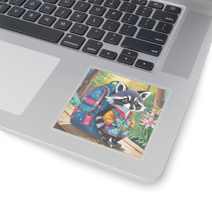 Baby Racoon Kiss-Cut Stickers (4 Sizes)