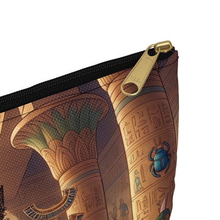 The Egyptian Priestess Cats Flat Pouch – Temple Guardians & Ancient Grace