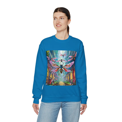 Neon Swarm Unisex Heavy Blend™ Crewneck Sweatshirt