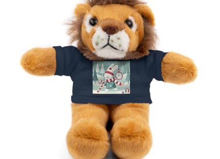 Candy Cane Timekeeper Bunny Stuffed Animals with Tee