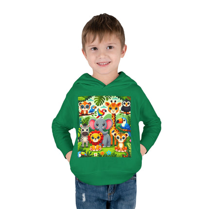 Jungle Friends Parade Toddler Pullover Fleece Hoodie