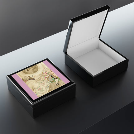 Sur talons rouges (On Red Heels) pl 01 by Gerda Wegener Jewelry Box