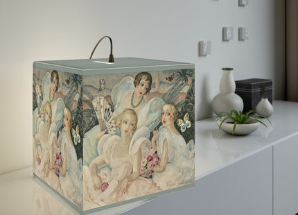 Les Femmes Fatales by Gerda Wegener Light Cube Lamp